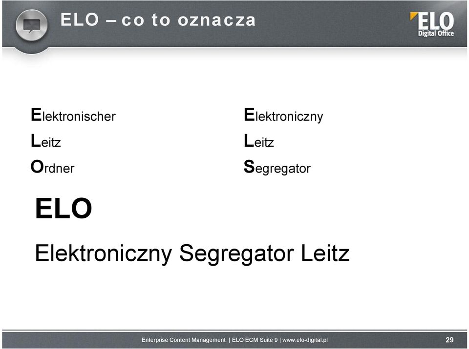 Elektroniczny Leitz