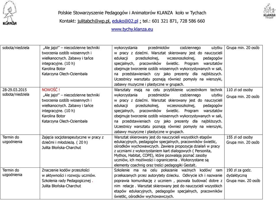 Zawiera propozycje działań w pracy z uczniami z wykorzystaniem kart dialogowych ( Personita, Mythos, Habitat, COPE), które pozwalają poznać zasoby uczniów, ich możliwości i ograniczenia.