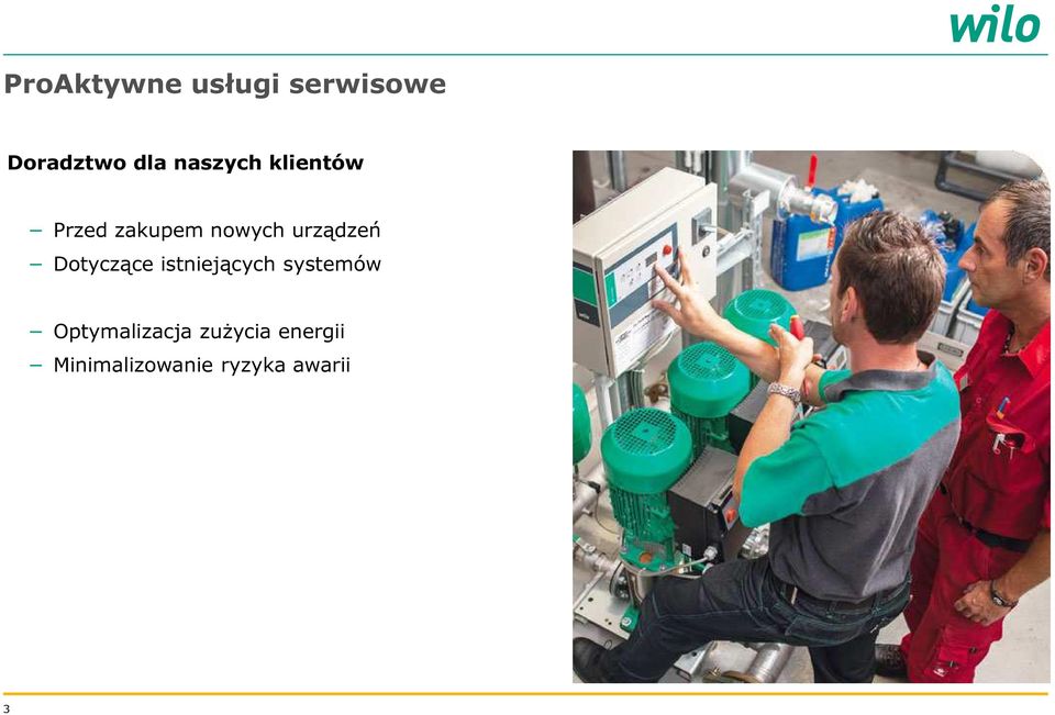 urządzeń Dotyczące istniejących systemów