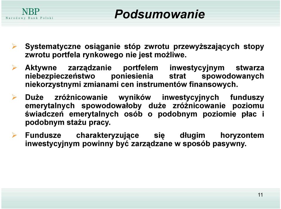 instrumentów finansowych.