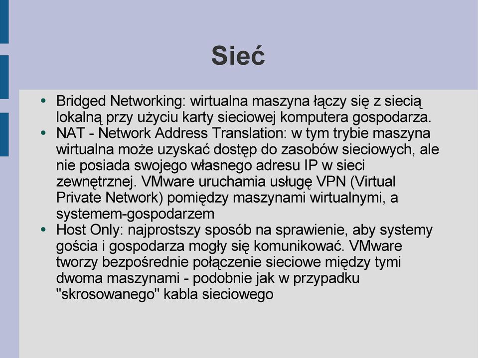 sieci zewnętrznej.