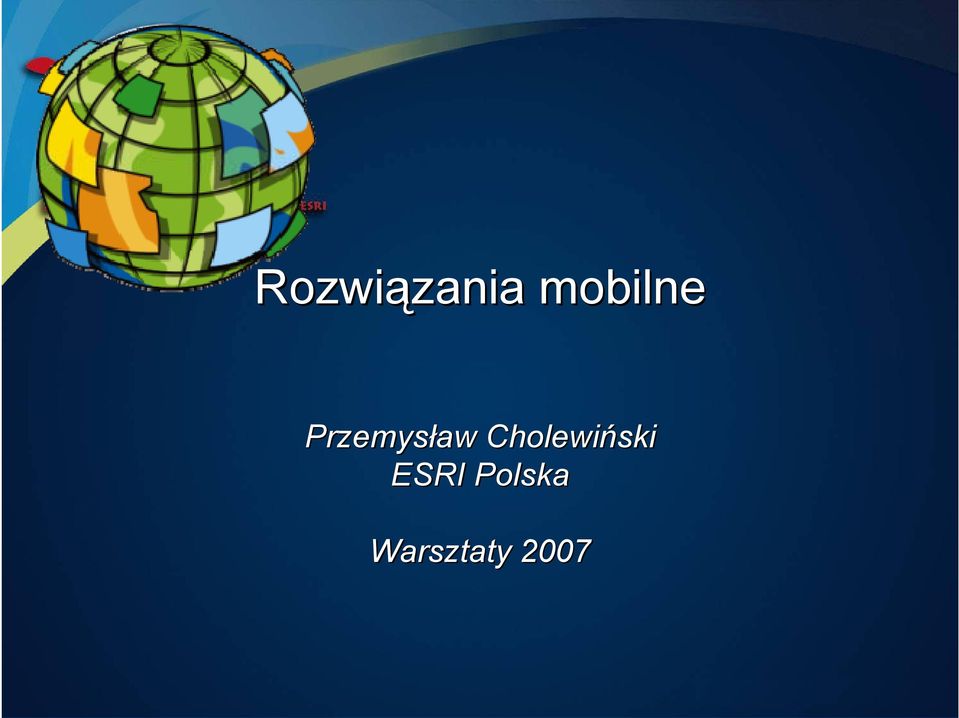 Cholewiński ESRI