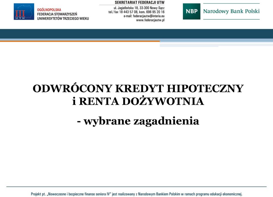 RENTA DOŻYWOTNIA