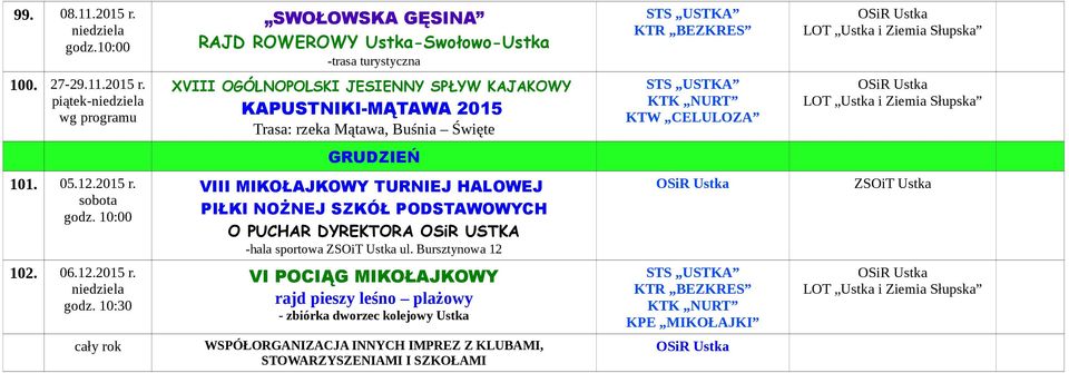 Bursztynowa 12 ZSOiT Ustka 102. 06.12.2015 r.