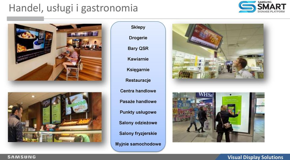Centra handlowe Pasaże handlowe Punkty usługowe