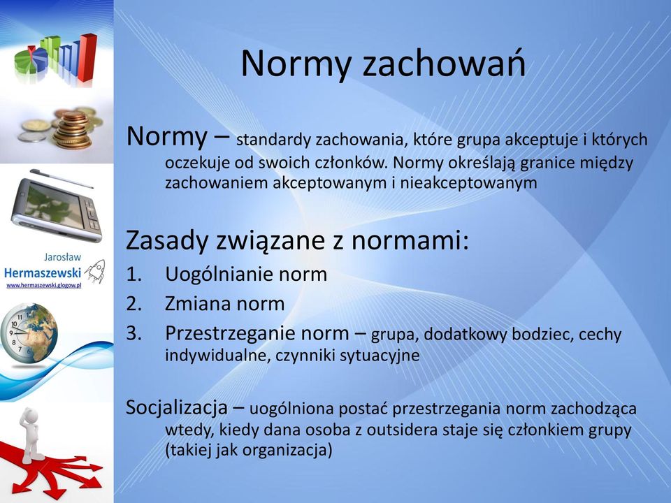 Uogólnianie norm 2. Zmiana norm 3.