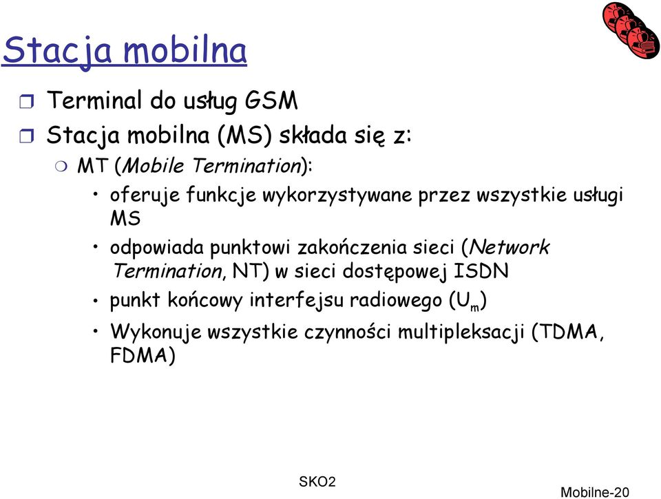 punktowi zakończenia sieci (Network Termination, NT) w sieci dostępowej ISDN punkt
