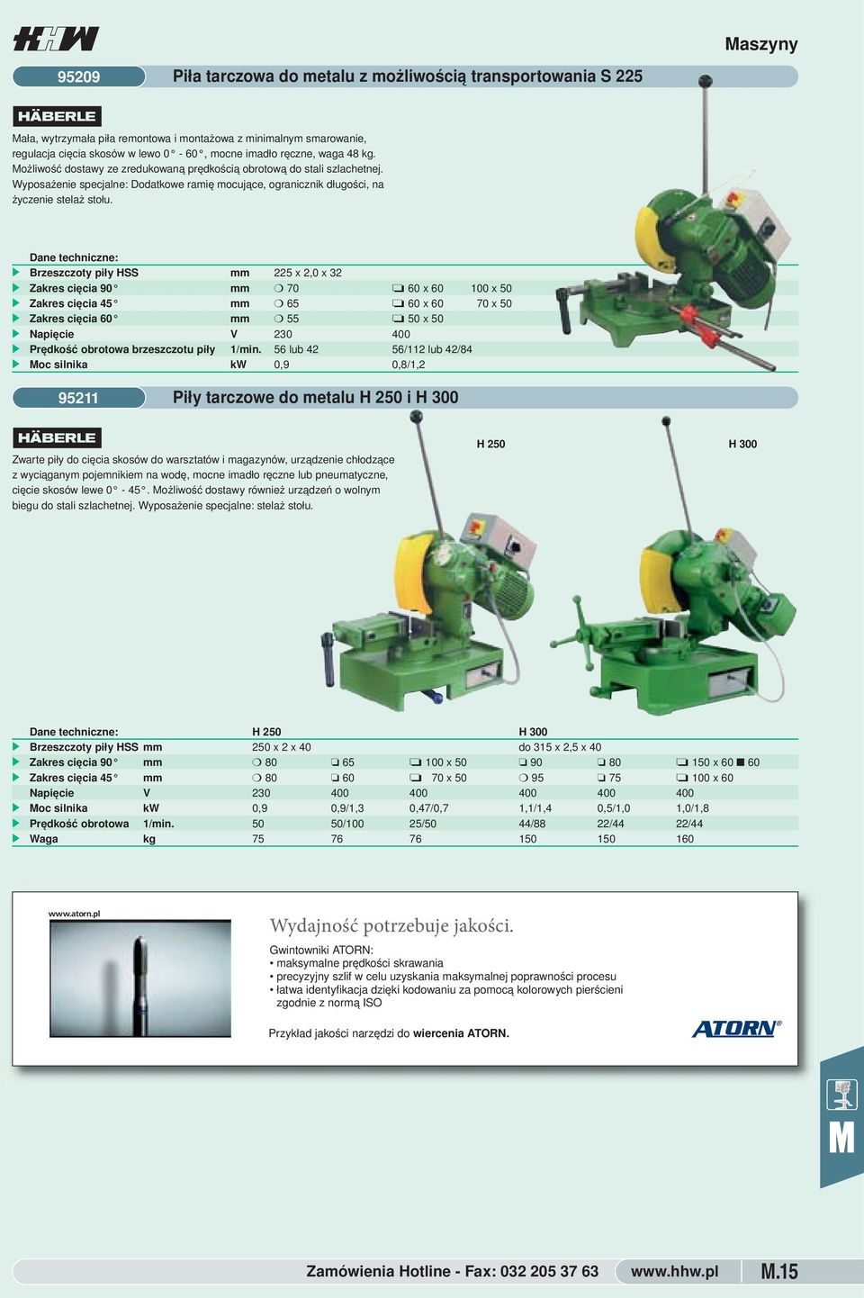 . Brzeszczoty piły HSS mm 225 x 2,0 x 32. Zakres cięcia 90 mm 70 60 x 60 100 x 50. Zakres cięcia 45 mm 65 60 x 60 70 x 50. Zakres cięcia 60 mm 55 50 x 50. Napięcie V 230 400.