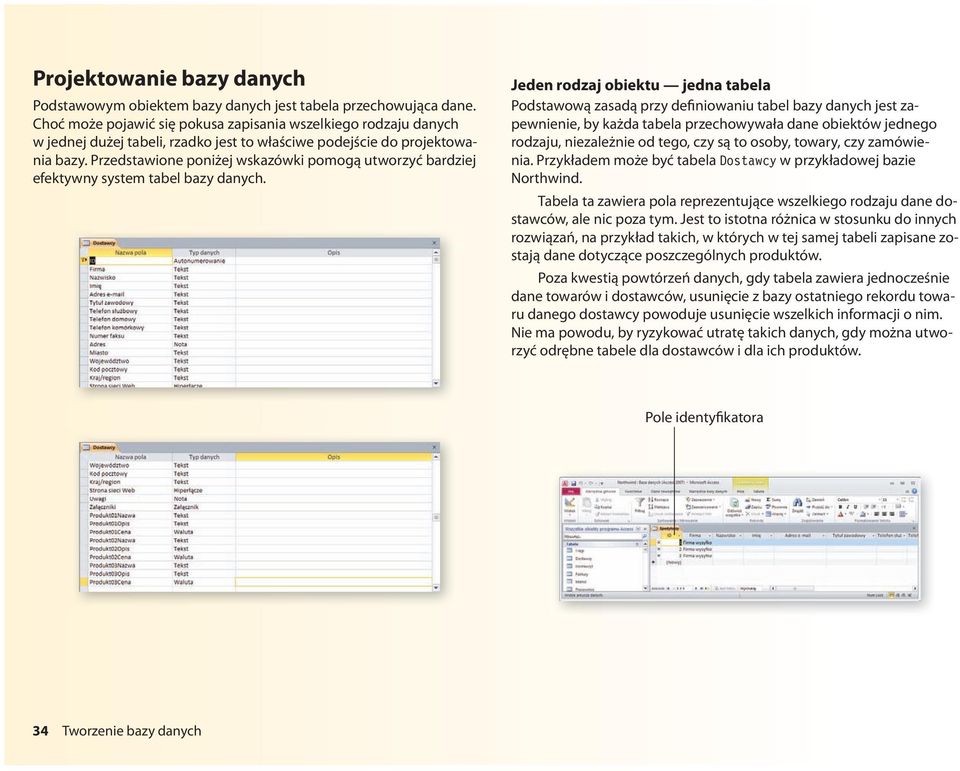 Przedstawione poniżej wskazówki pomogą utworzyć bardziej efektywny system tabel bazy danych.