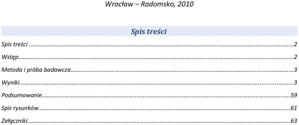 ..2 Metoda i próba badawcza...3 Wyniki.