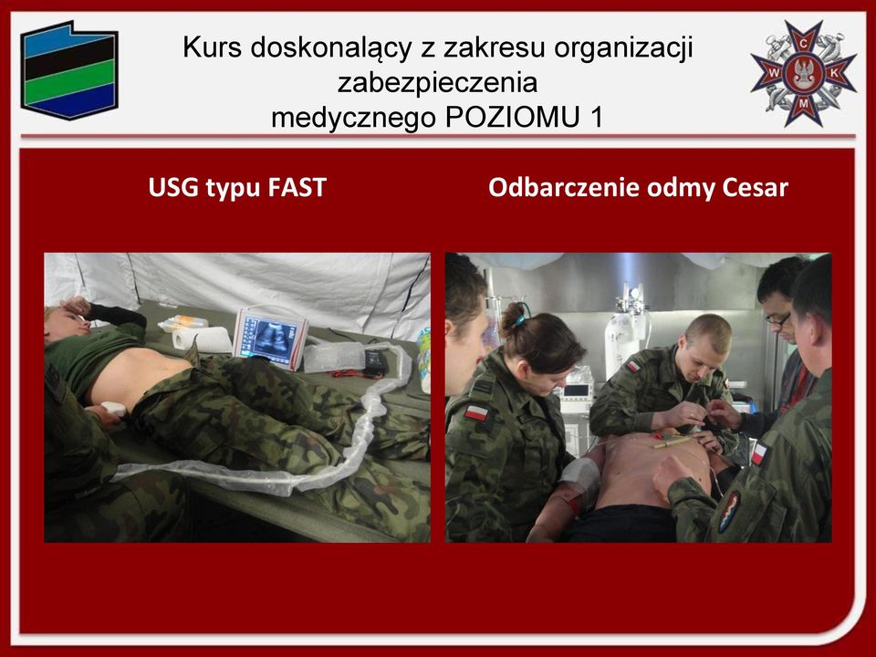 medycznego POZIOMU 1 USG