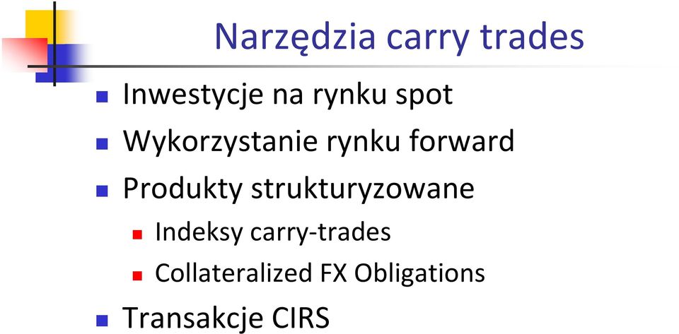 Produkty strukturyzowane Indeksy