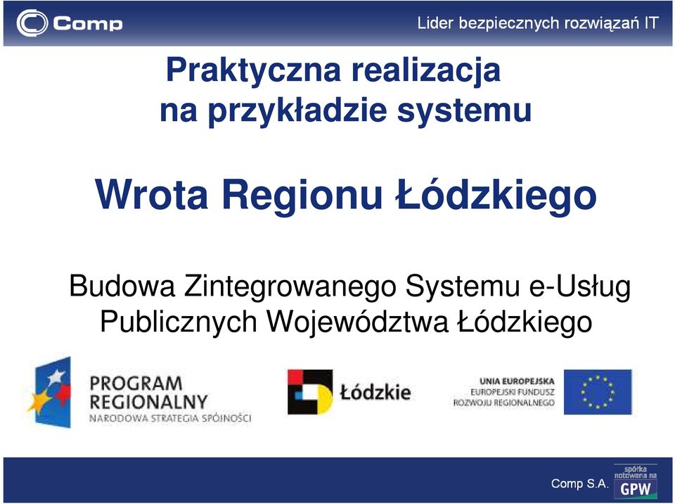 Łódzkiego Budowa Zintegrowanego