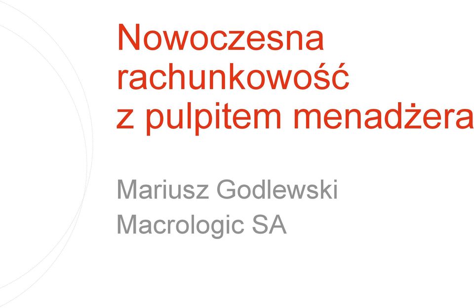 pulpitem menadżera