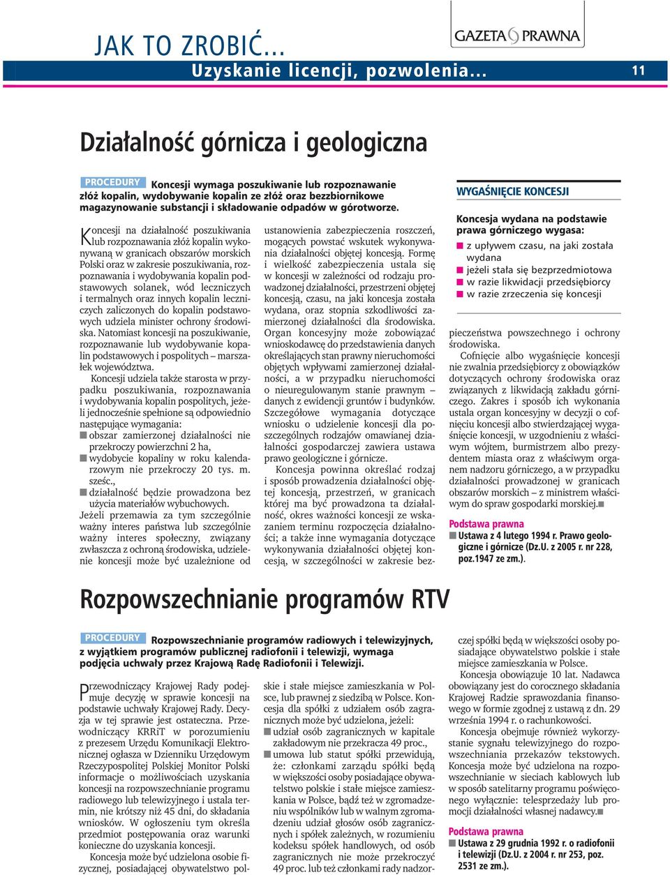 odpadów w górotworze.