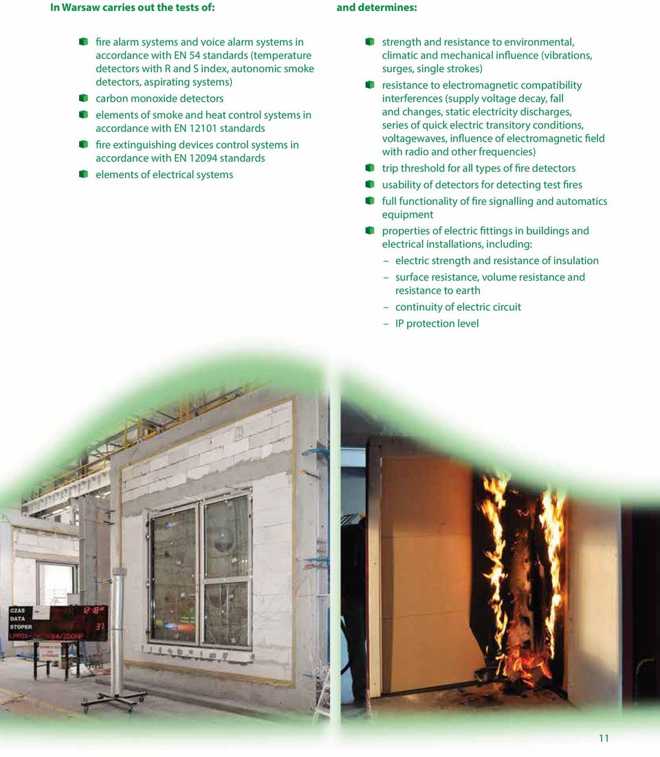 standards elements of electrical systems strength and resistance to environmental, climatic and mechanical influence (vibrations, surges, single strokes) resistance to electromagnetic compatibility