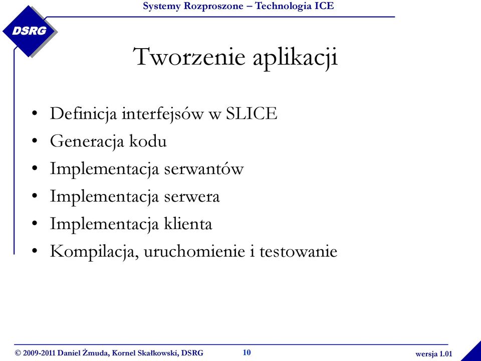 serwantów Implementacja serwera