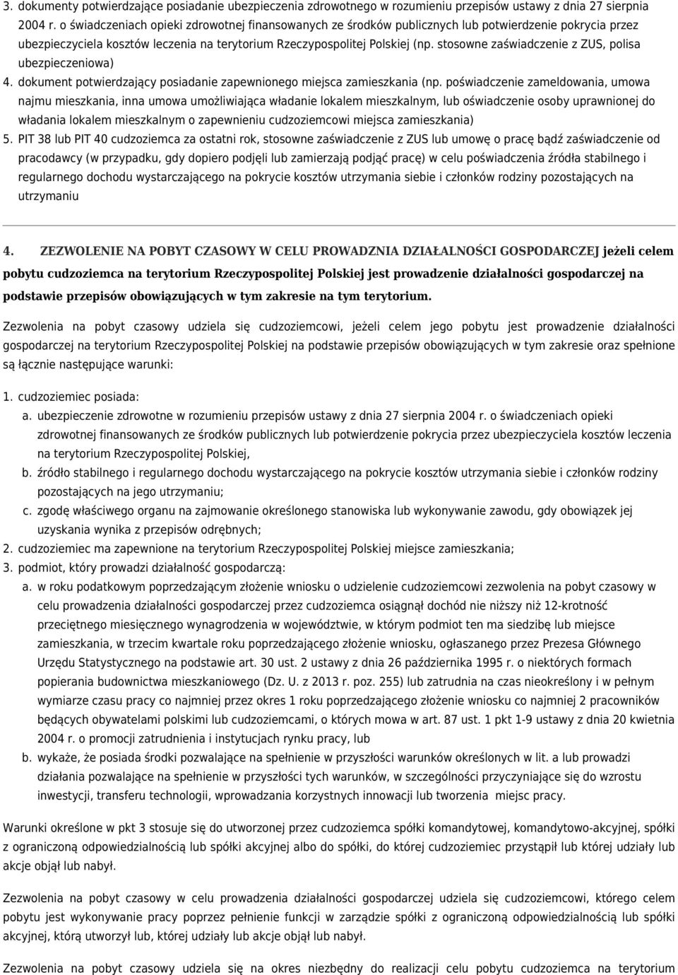 Zezwolenie Na Pobyt Czasowy Pdf