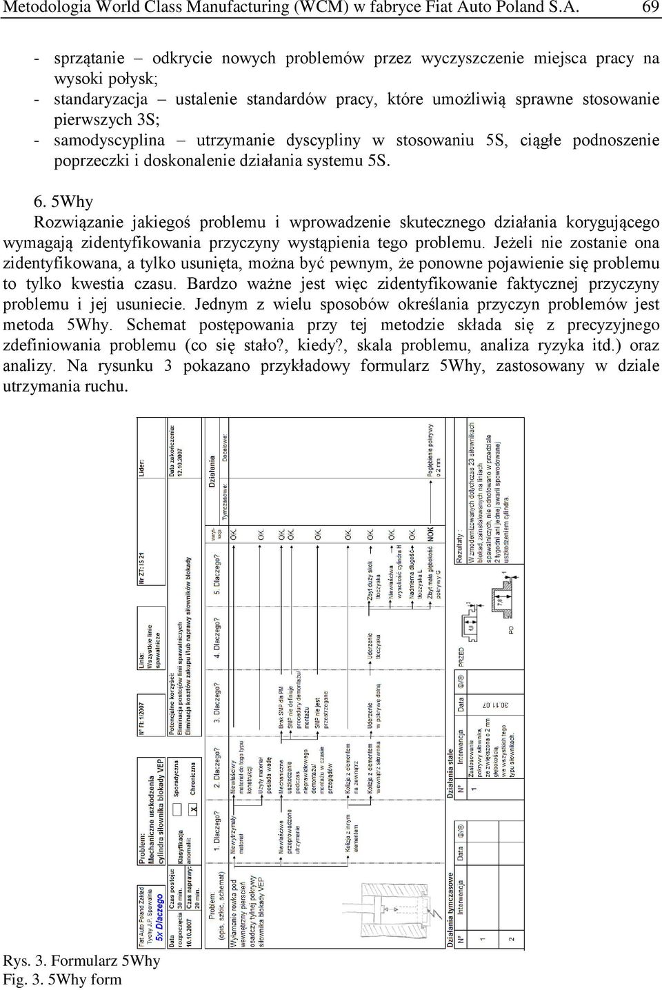 69 - sprzątanie odkrycie nowych problemów przez wyczyszczenie miejsca pracy na wysoki połysk; - standaryzacja ustalenie standardów pracy, które umożliwią sprawne stosowanie pierwszych 3S; -