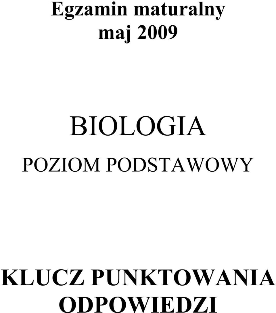 POZIOM PODSTAWOWY