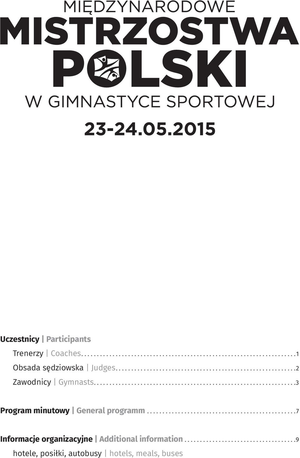 ..3 Program minutowy General programm.