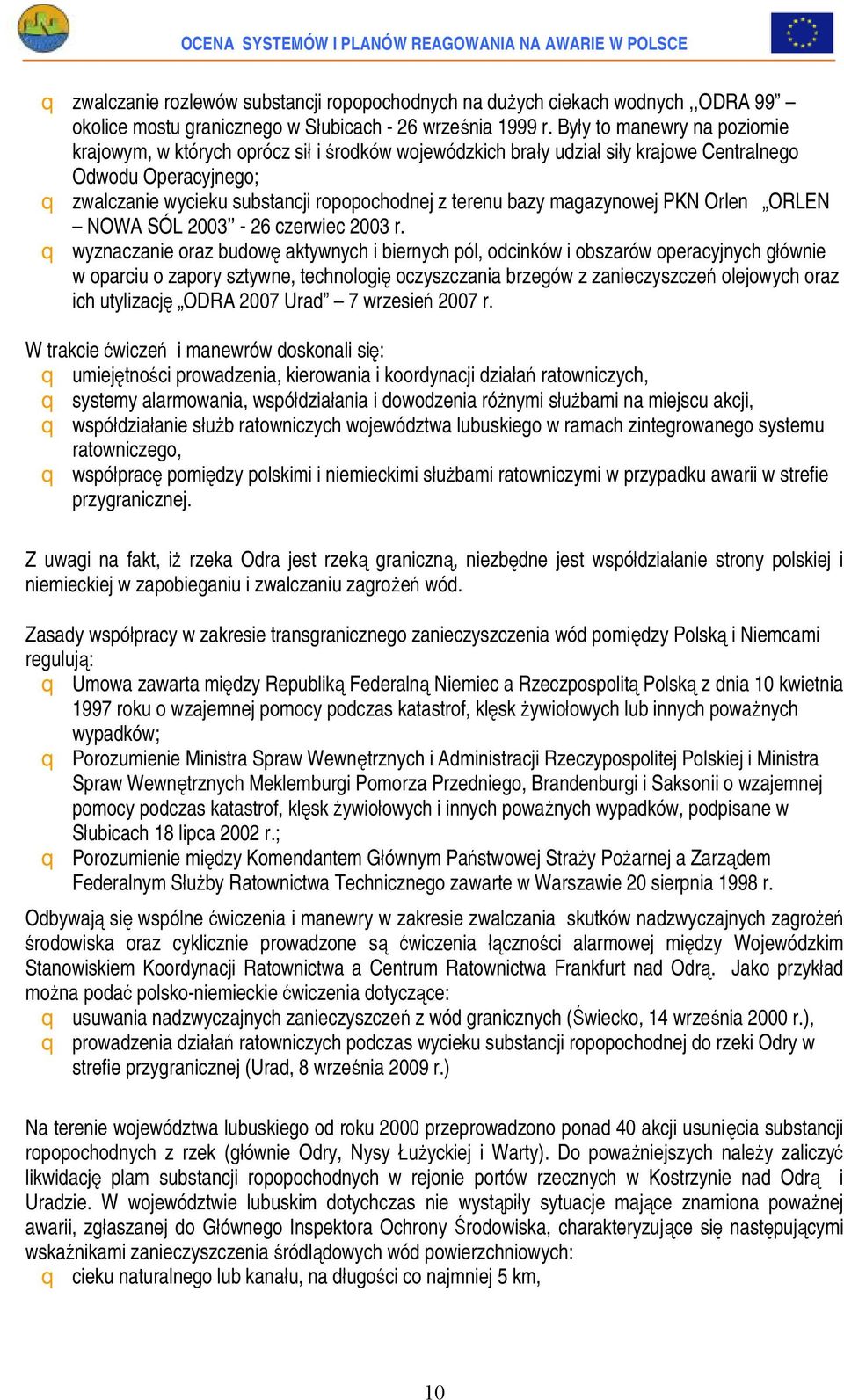 bazy magazynowej PKN Orlen ORLEN NOWA SÓL 2003-26 czerwiec 2003 r.