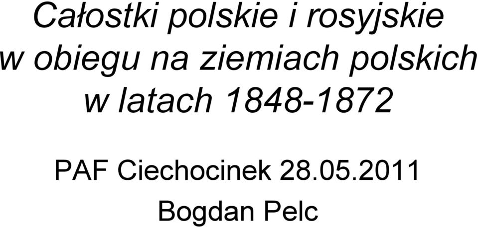 polskich w latach 1848-1872