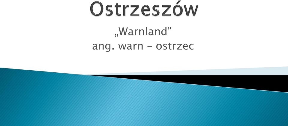 ostrzec