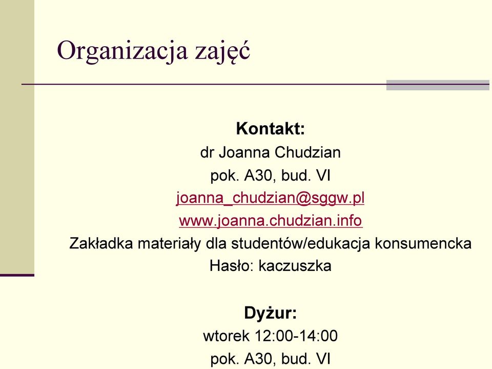 sggw.pl www.joanna.chudzian.
