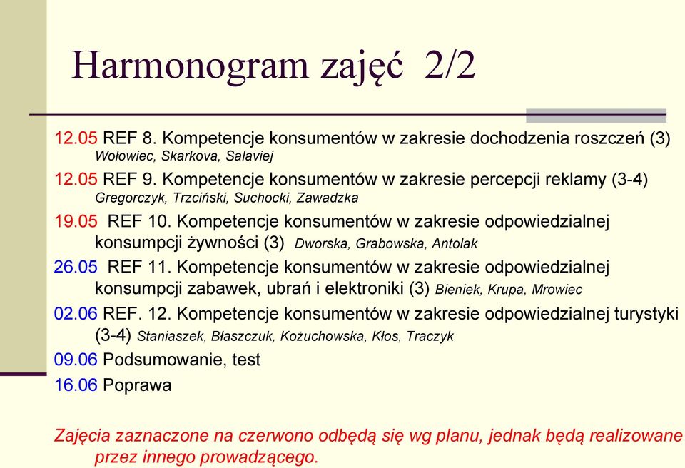 Kompetencje konsumentów w zakresie odpowiedzialnej konsumpcji żywności (3) Dworska, Grabowska, Antolak 26.05 REF 11.