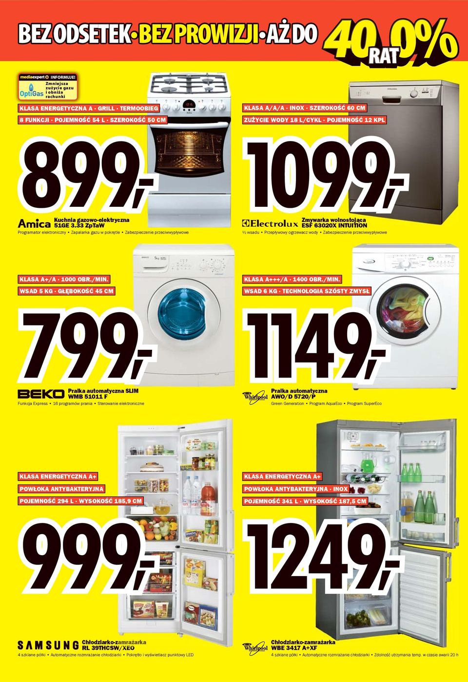 33 ZpTaW Programator elektroniczny Zapalarka gazu w pokrętle Zabezpieczenie przeciwwypływowe KLASA A/A/A INOX SZEROKOŚĆ 60 CM ZUŻYCIE WODY 18 L/CYKL POJEMNOŚĆ 12 KPL 1099, Zmywarka wolnostojąca ESF