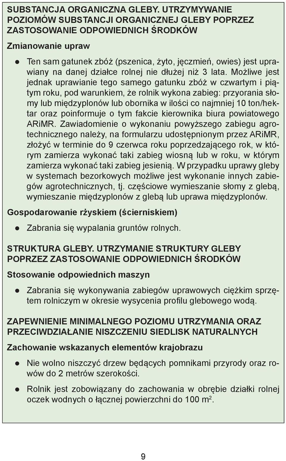 rolnej nie dłużej niż 3 lata.