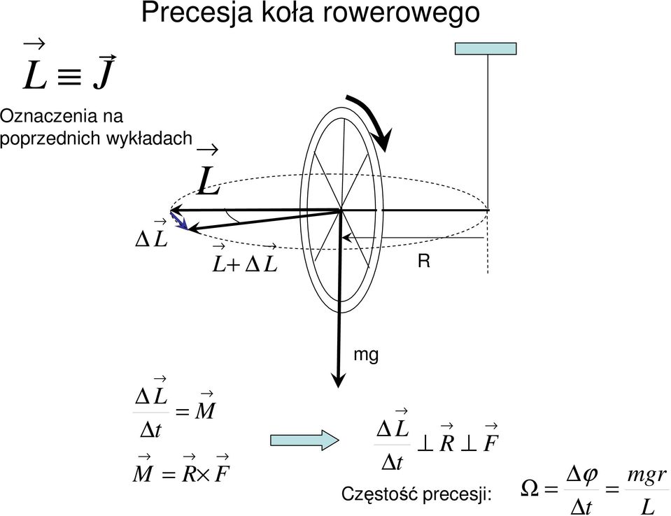 wykłaach L L L L g L t M M F