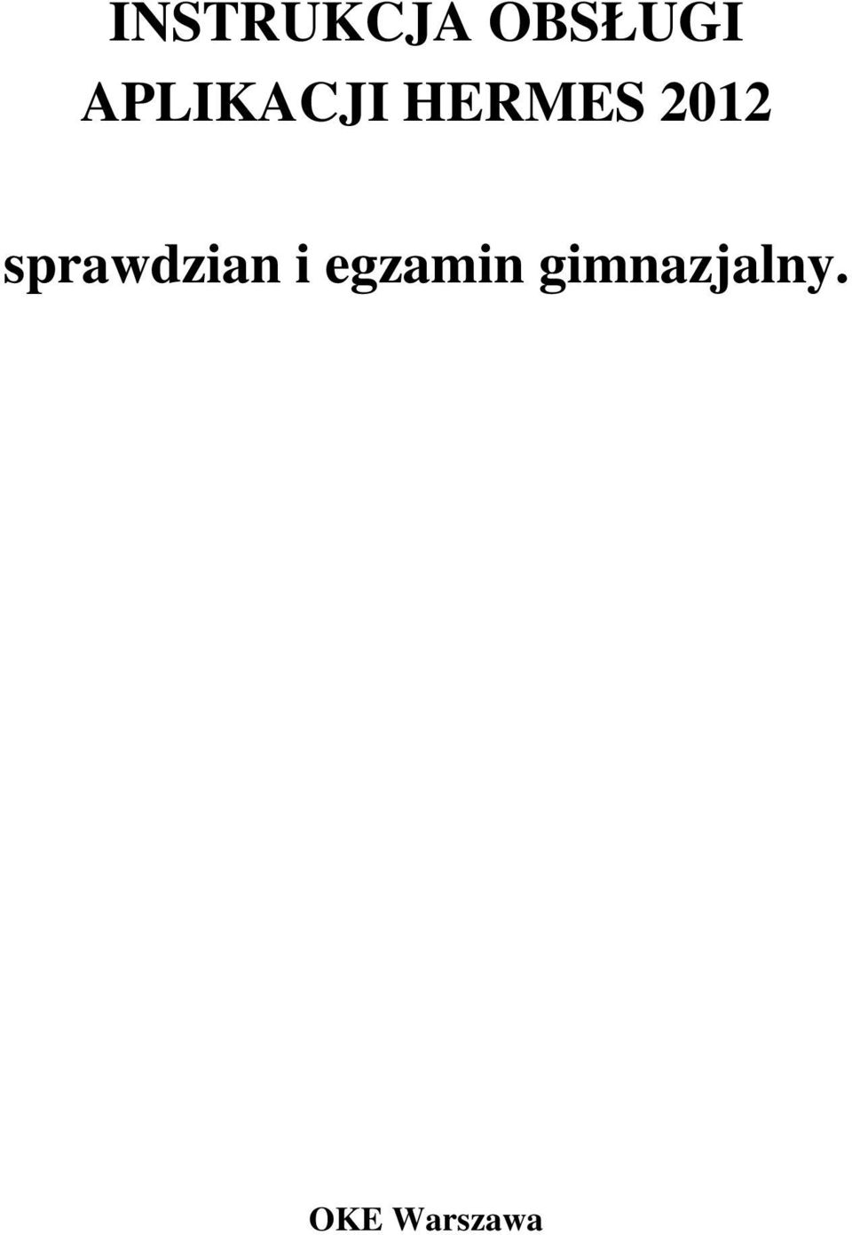 sprawdzian i egzamin