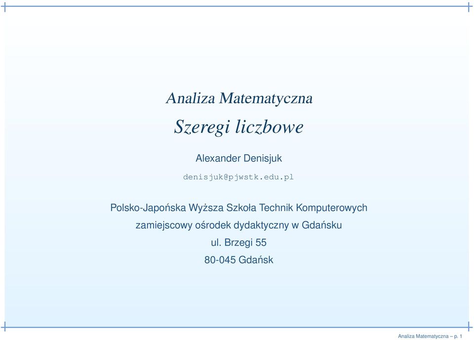 pl Polsko-Japońska Wyższa Szkoła Technik Komputerowych