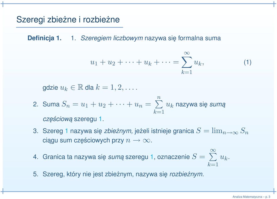 u k nazywa się suma 3.