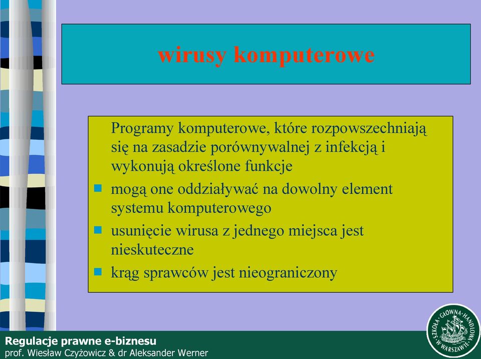 one oddziaływać na dowolny element systemu komputerowego usunięcie