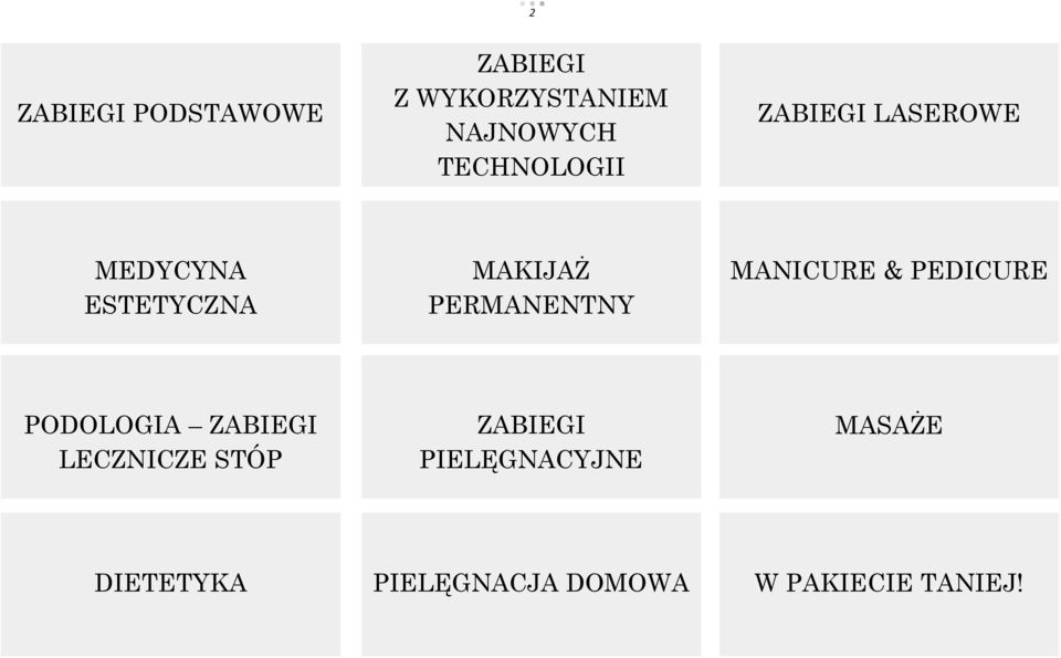 PERMANENTNY MANICURE & PEDICURE PODOLOGIA ZABIEGI LECZNICZE