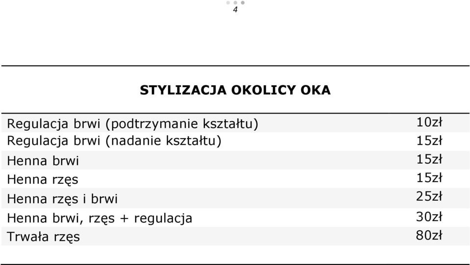 brwi Henna rzęs Henna rzęs i brwi Henna brwi, rzęs +