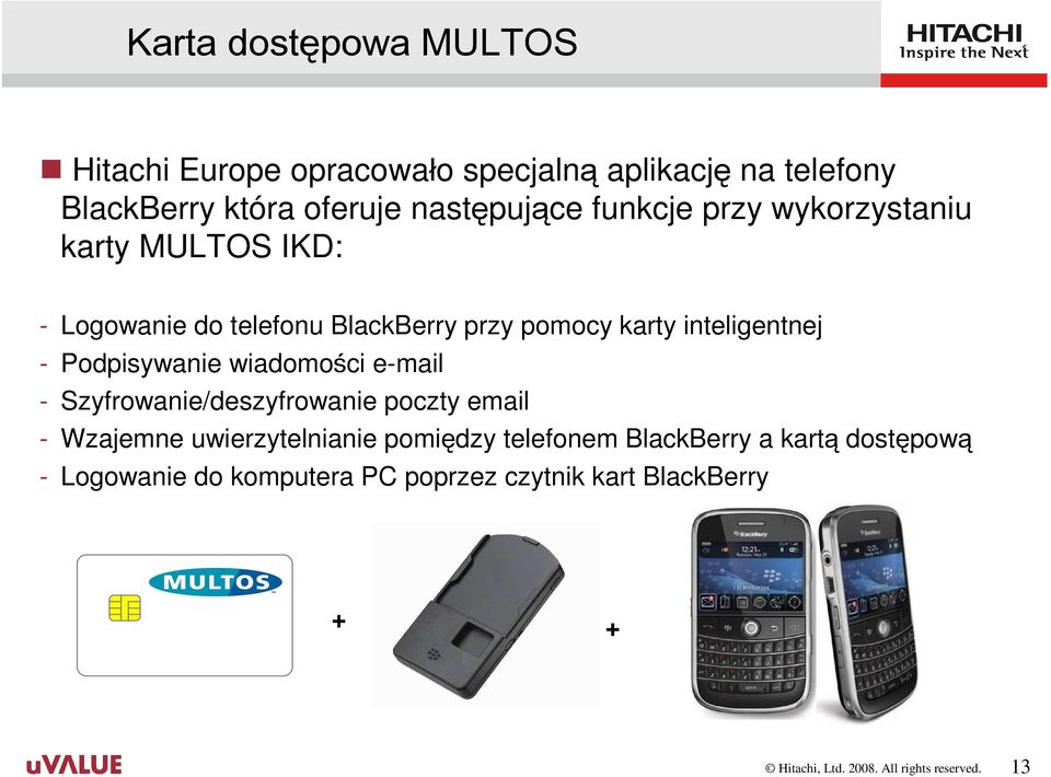 inteligentnej - Podpisywanie wiadomości e-mail - Szyfrowanie/deszyfrowanie poczty email - Wzajemne