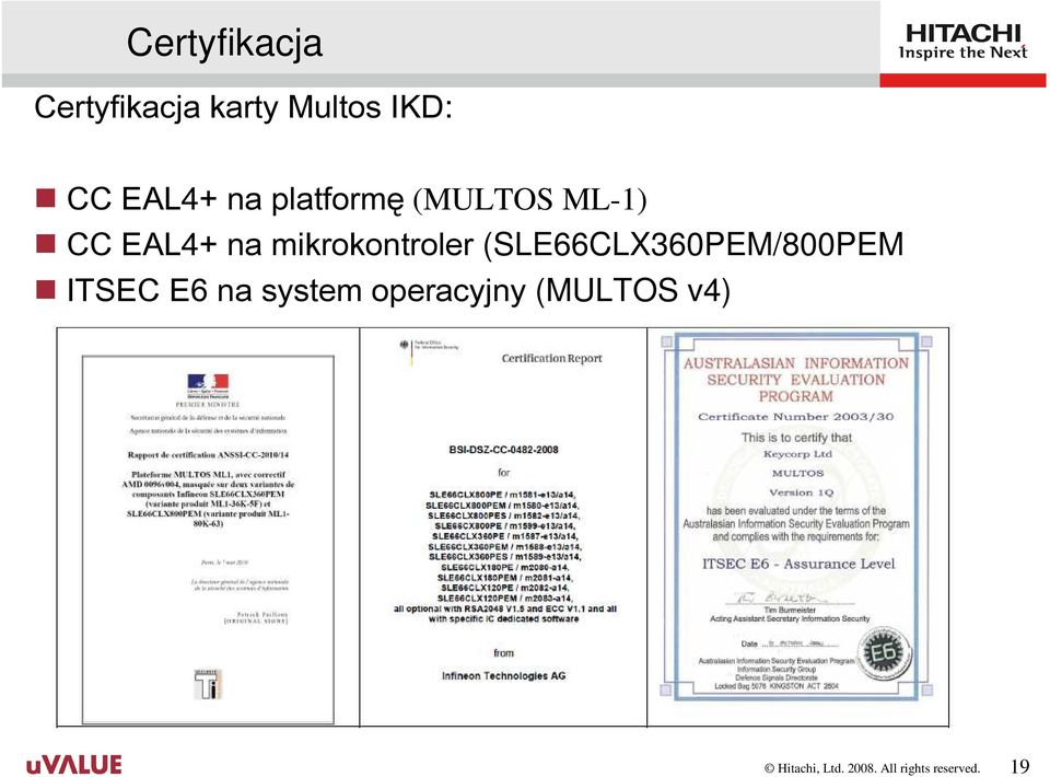 EAL4+ na mikrokontroler