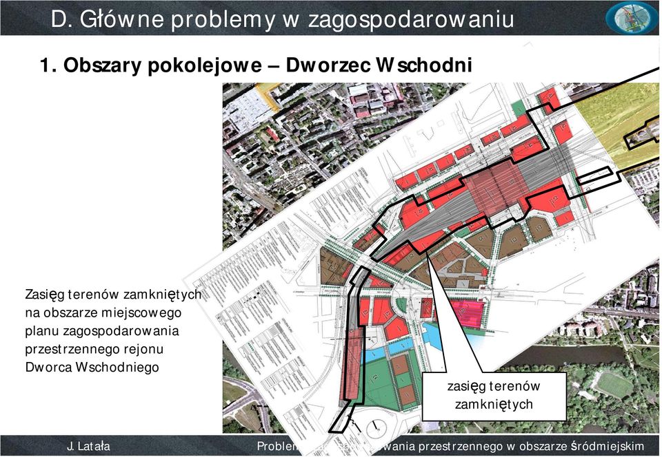 zamkniętych na obszarze miejscowego planu