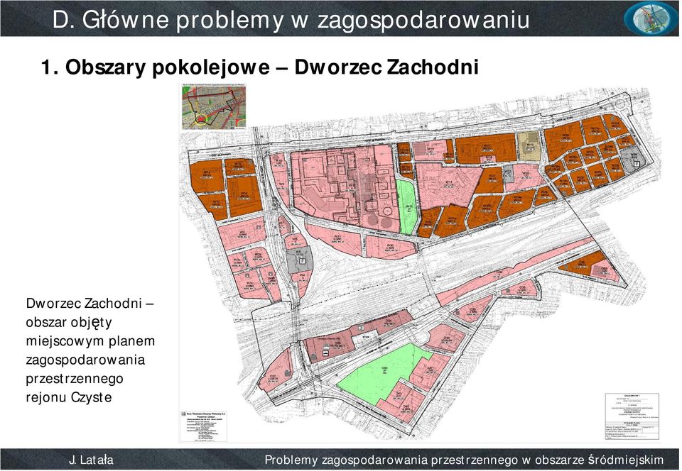 Dworzec Zachodni obszar objęty miejscowym