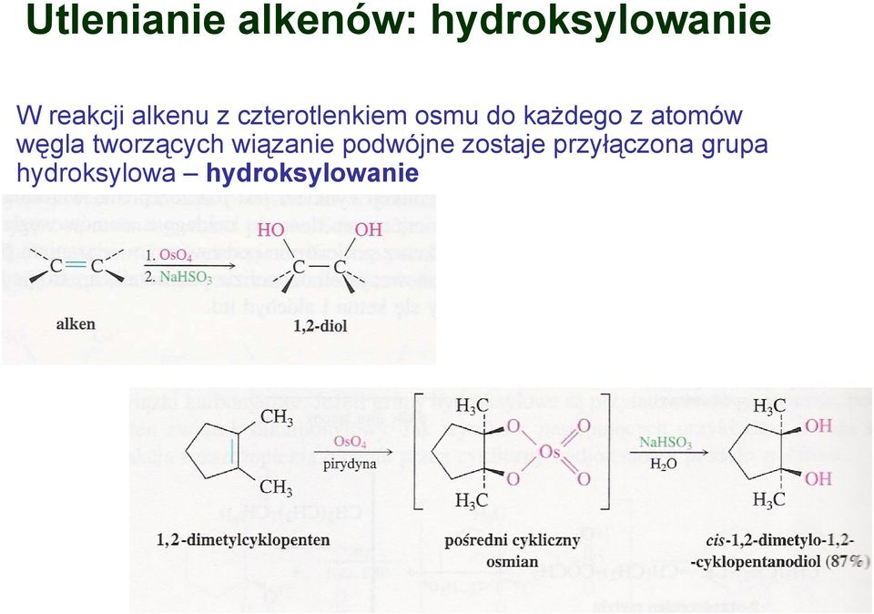 atomów węgla tworzących wiązanie podwójne