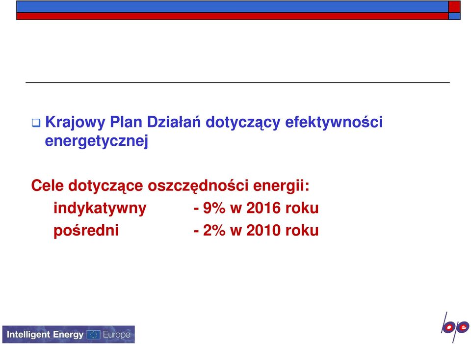 dotyczące oszczędności energii: