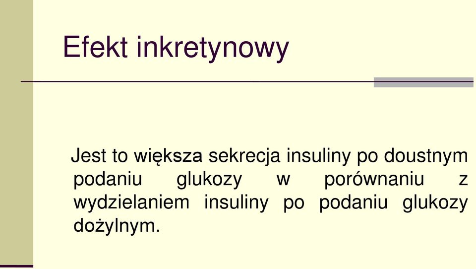 podaniu glukozy w porównaniu z