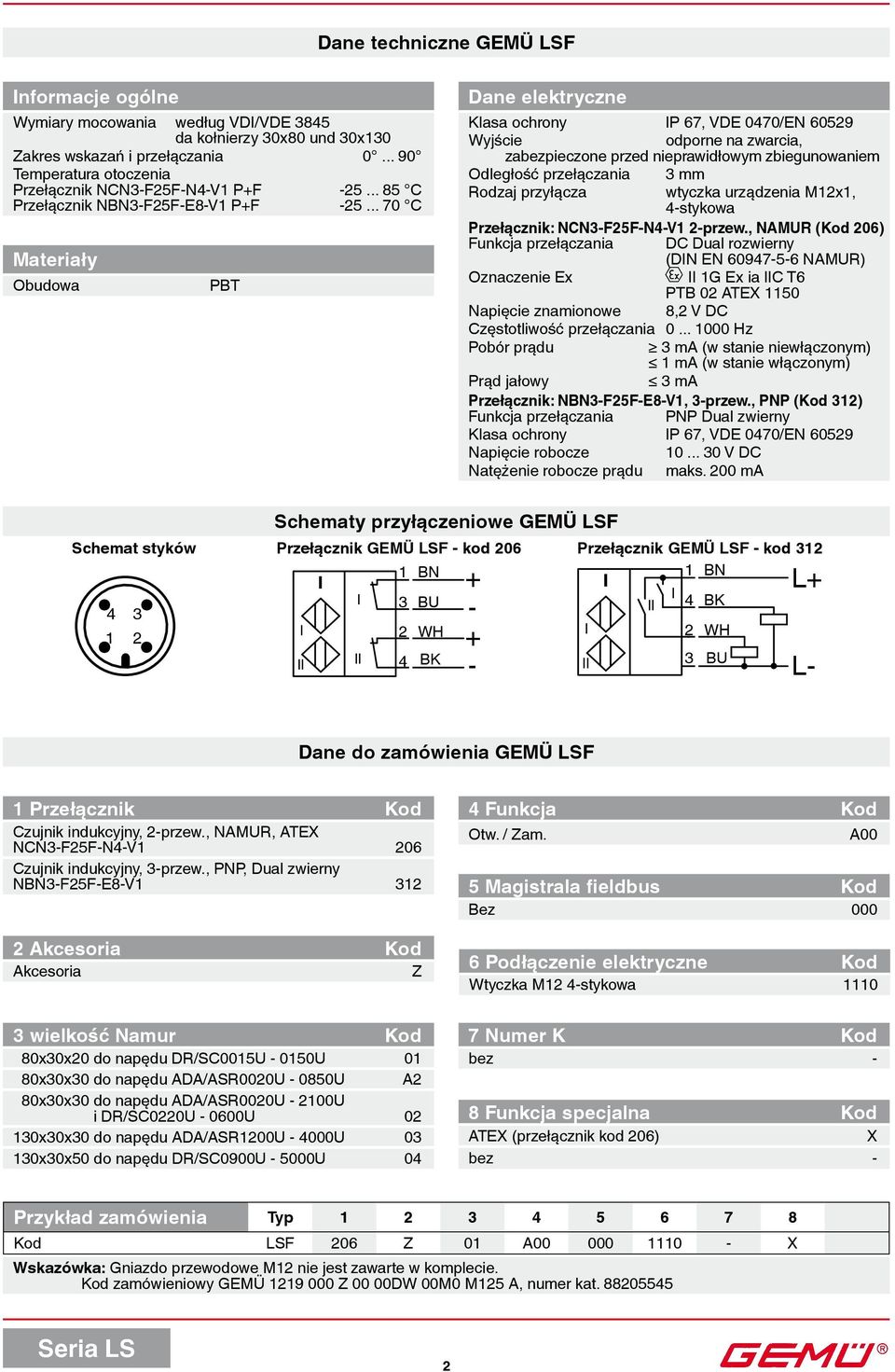 .. 70 C Materiały Obudowa PBT Dane elektryczne Klasa ochrony P 7, VDE 070/EN 09 Wyjście odporne na zwarcia, zabezpieczone przed nieprawidłowym zbiegunowaniem Odległość przełączania mm Rodzaj