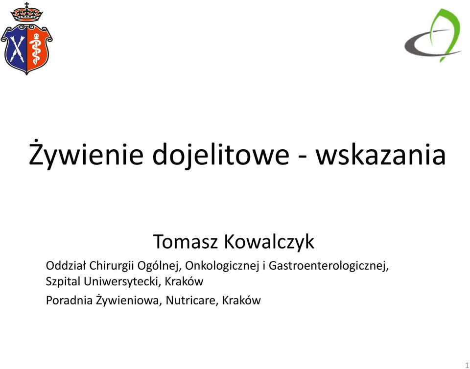 Onkologicznej i Gastroenterologicznej, Szpital