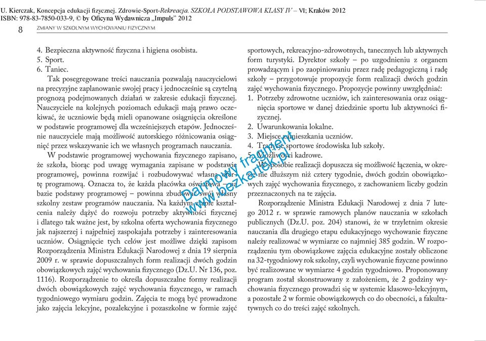 Nauczyciele na kolejnych poziomach edukacji mają prawo oczekiwać, że uczniowie będą mieli opanowane osiągnięcia określone w podstawie programowej dla wcześniejszych etapów.