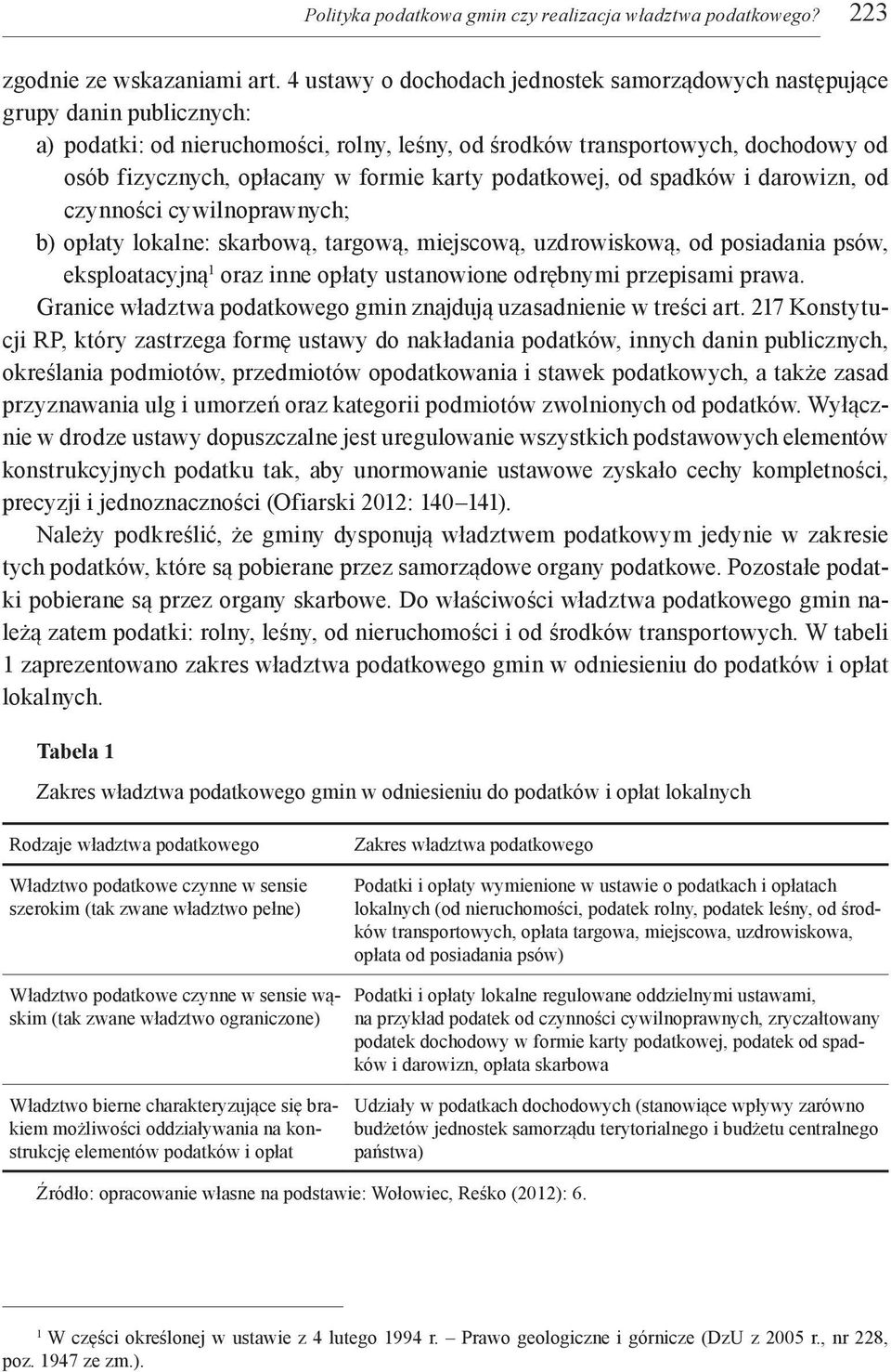 formie karty podatkowej, od spadków i darowizn, od czynności cywilnoprawnych; b) opłaty lokalne: skarbową, targową, miejscową, uzdrowiskową, od posiadania psów, eksploatacyjną 1 oraz inne opłaty